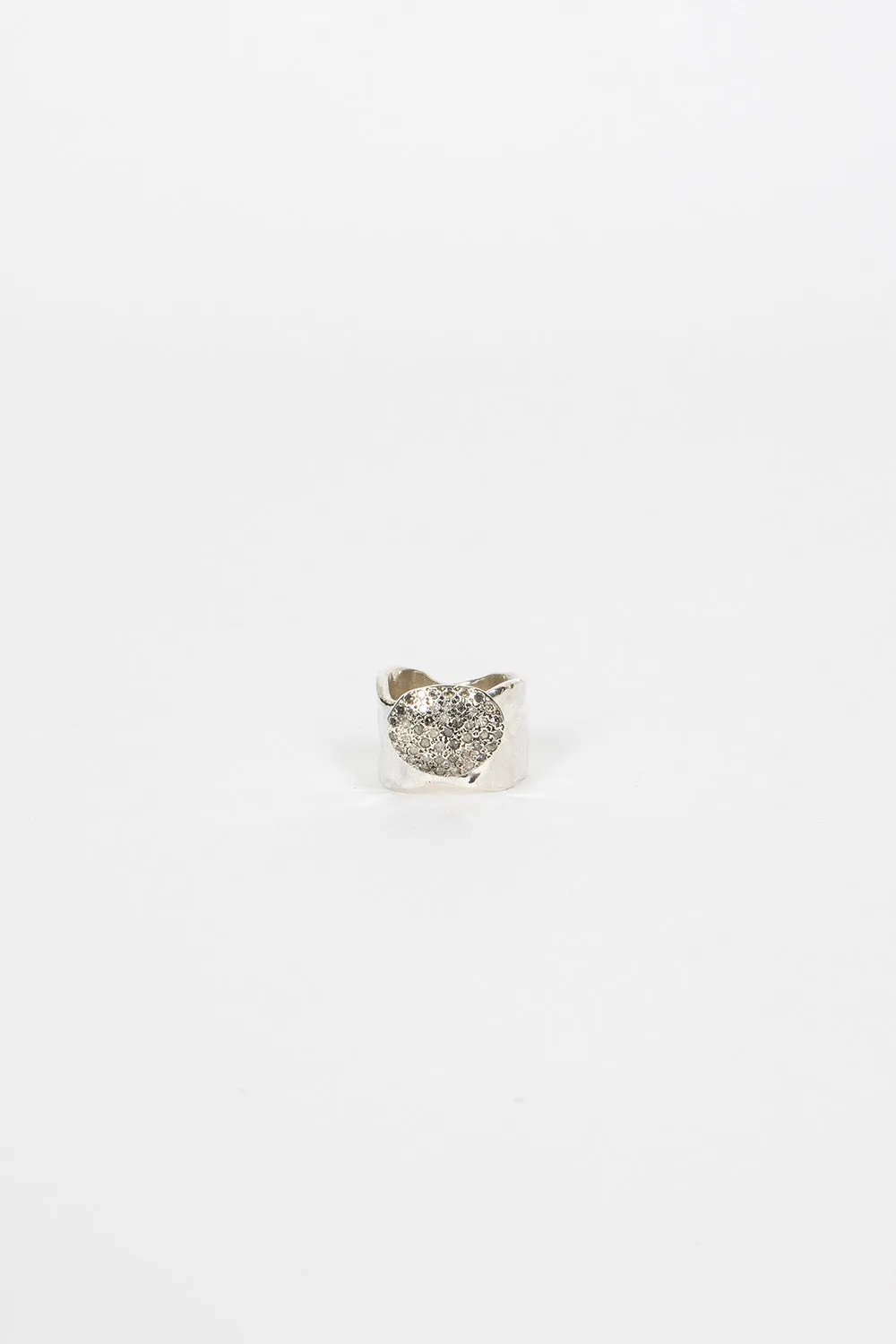 Addison Ring Silver/Icy Grey Diamonds