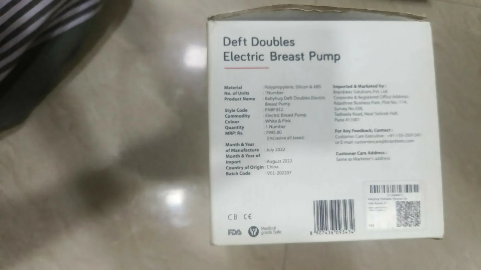 BABYHUG Deft Doubles Electric Breast Pump