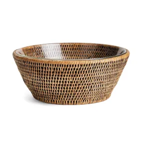 Burma Rattan Serving Bowl