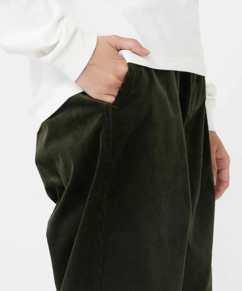 Corduroy Women's Pleated Pant