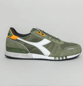 Diadora Titan Trainers Green Mushroom