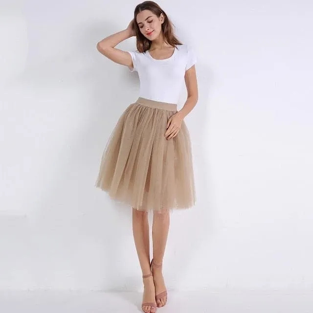 DressBetty - Womens Pleated Dance Tutu Skirts