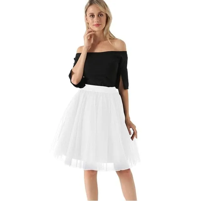 DressBetty - Womens Pleated Dance Tutu Skirts