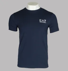 EA7 Side Taping Logo T-Shirt Navy