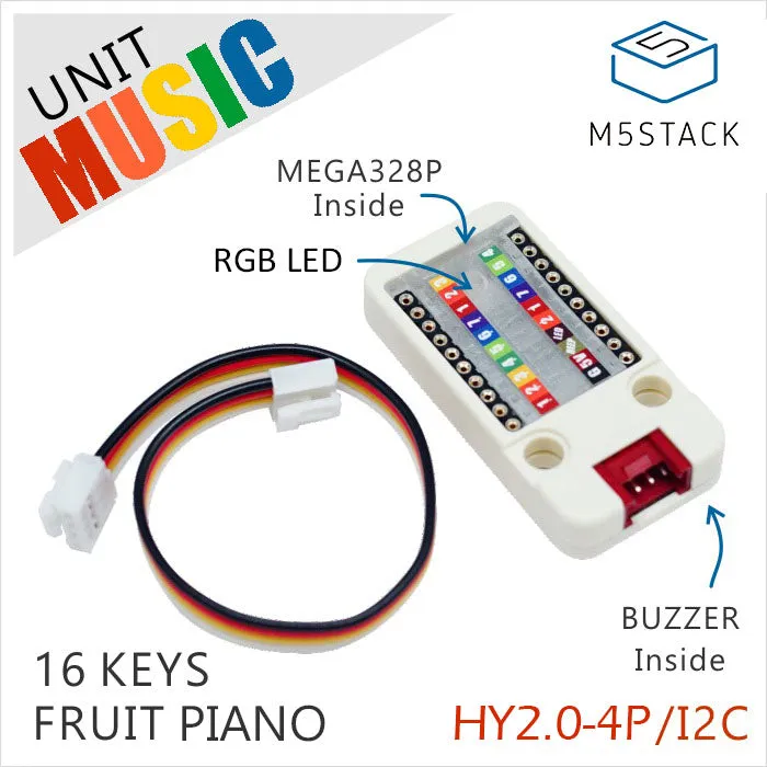 [EOL] 16-Key Capacitive Touch Unit (MEGA328P)