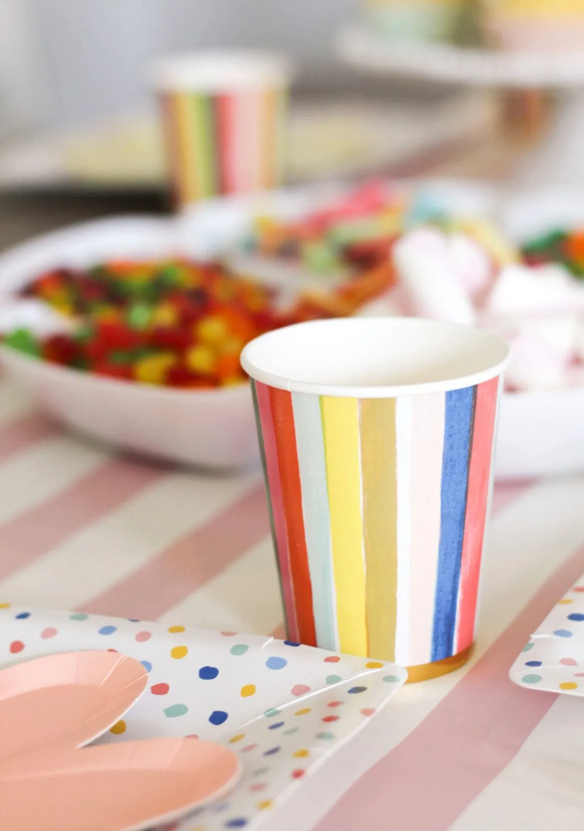 Feliz Stripe Party Cup