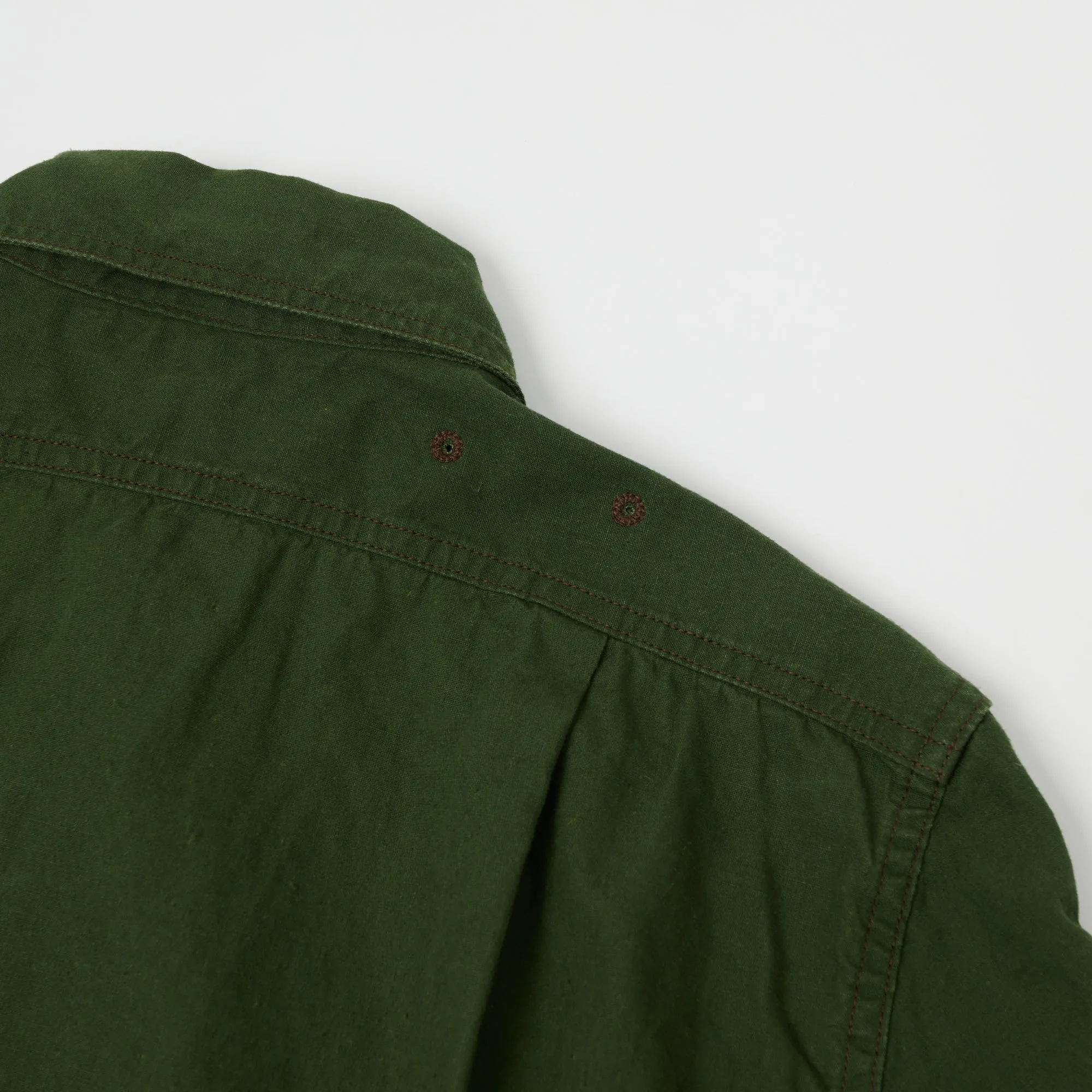 Freewheelers 2123014 'Montauk' Shirt - Leaf Green