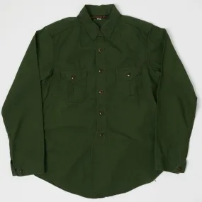 Freewheelers 2123014 'Montauk' Shirt - Leaf Green