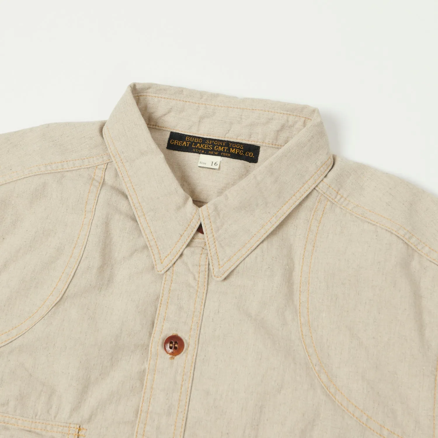 Freewheelers Great Lakes 'Montauk' Shirt - Oatmeal