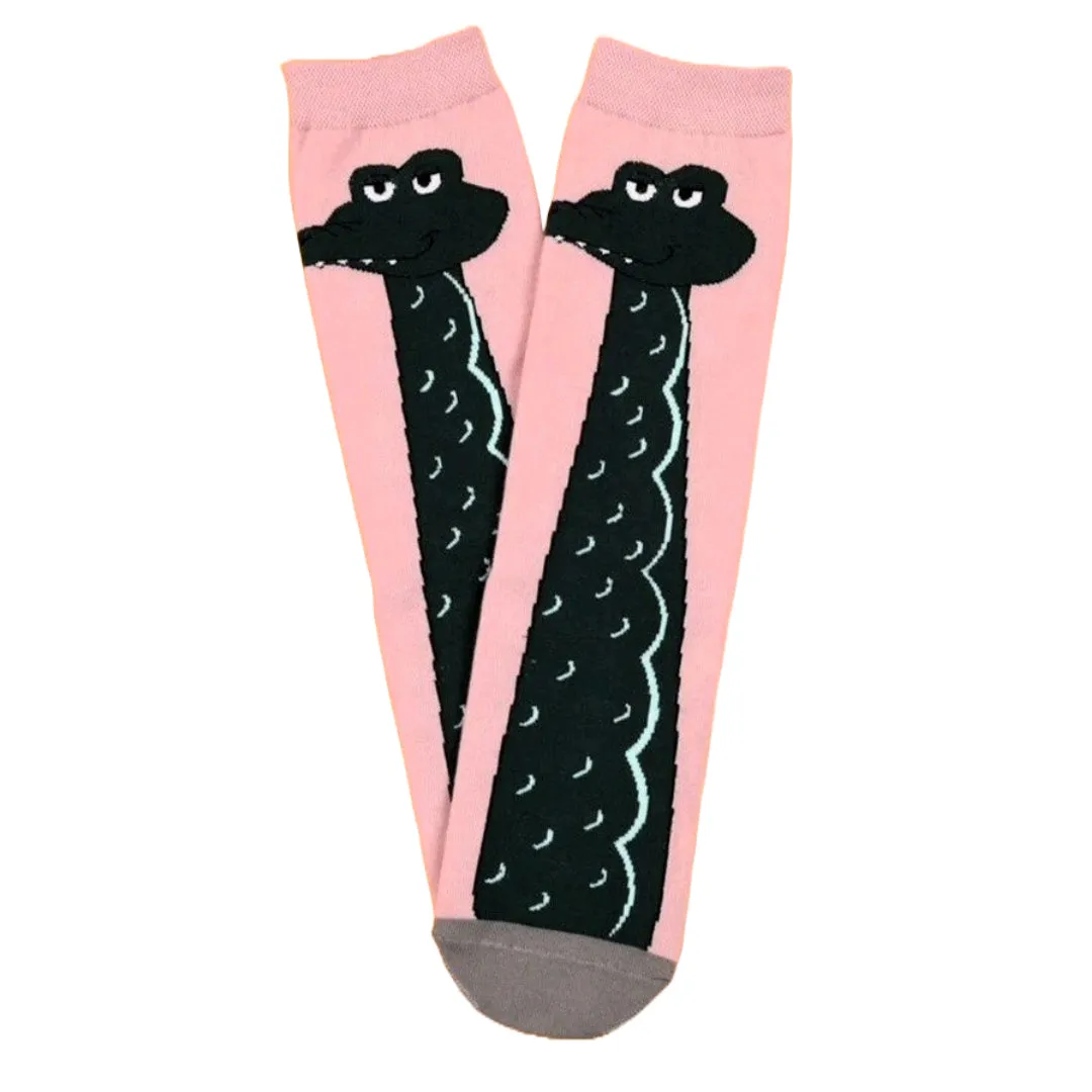 Gator Socks from the Sock Panda (Adult Medium - Women Shoe Sizes 5-10)