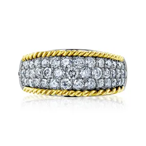 Honeycomb Diamond Ring