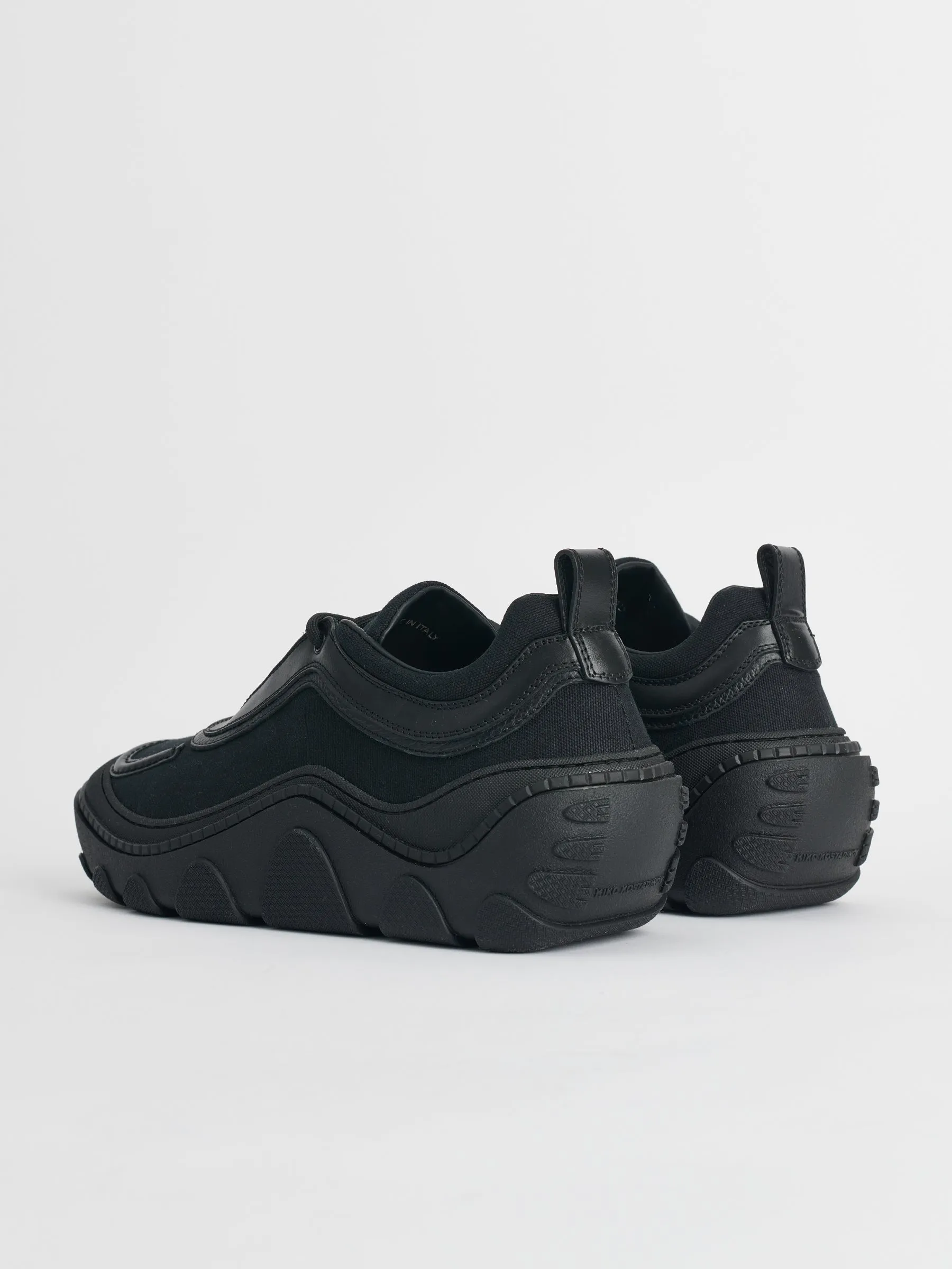 Kiko Kostadinov Tonkin Canvas Shoes Black Slate