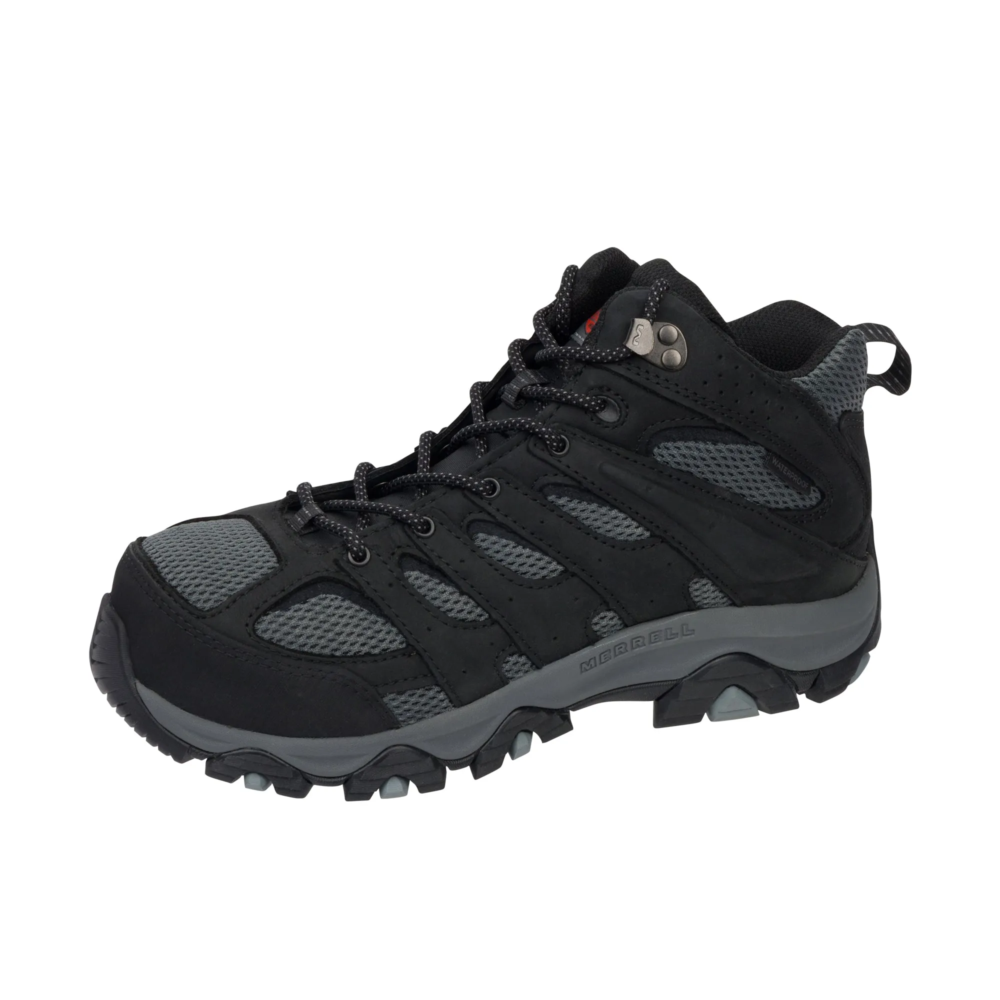 Merrell Work Moab Vertex Mid Carbon Fiber Toe Carbon Toe Black Granite