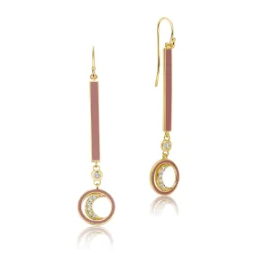 Pink Moon Earrings