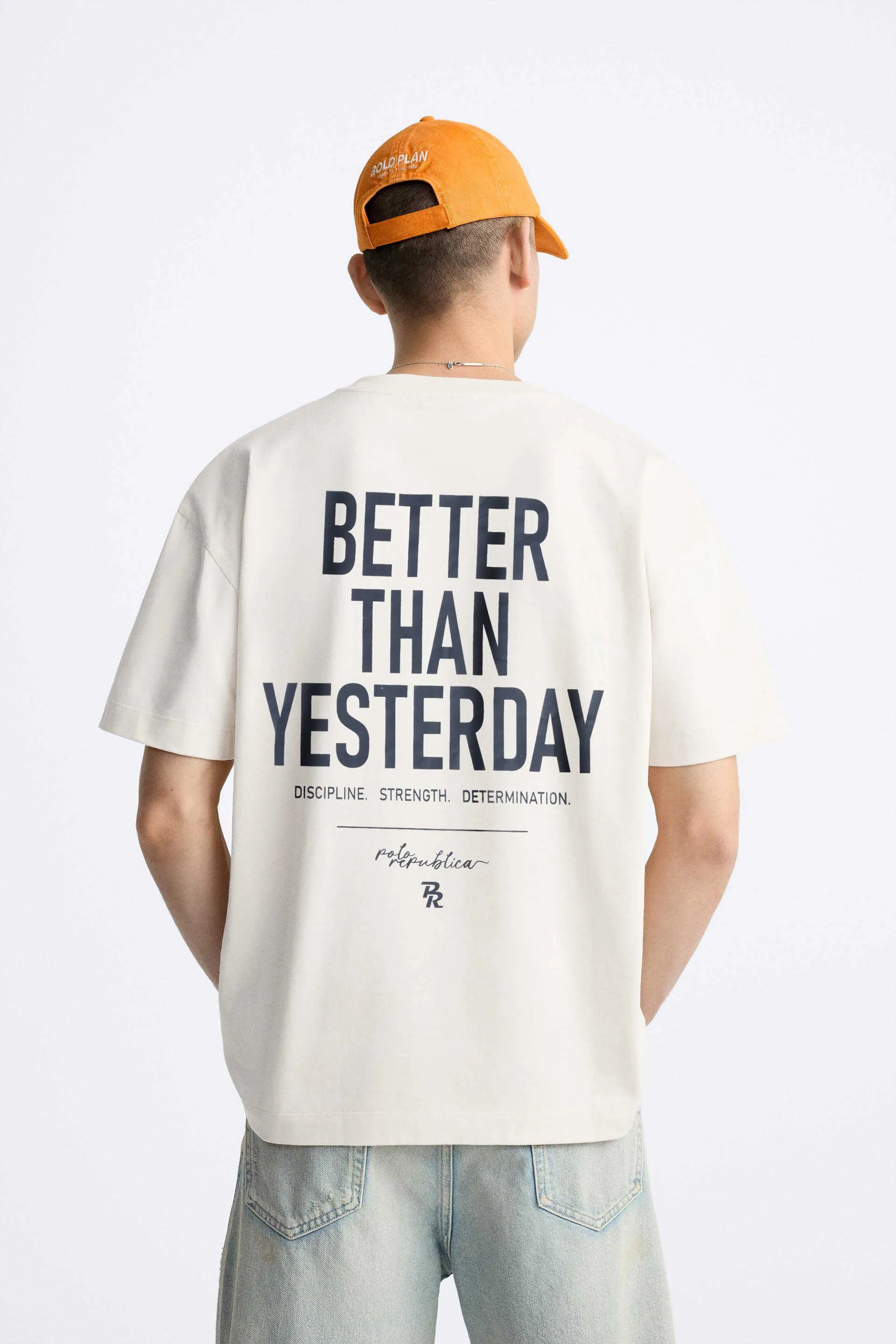 Polo Republica Men's Better Than Yesterday Printed Oversized Classic Tee Shirt