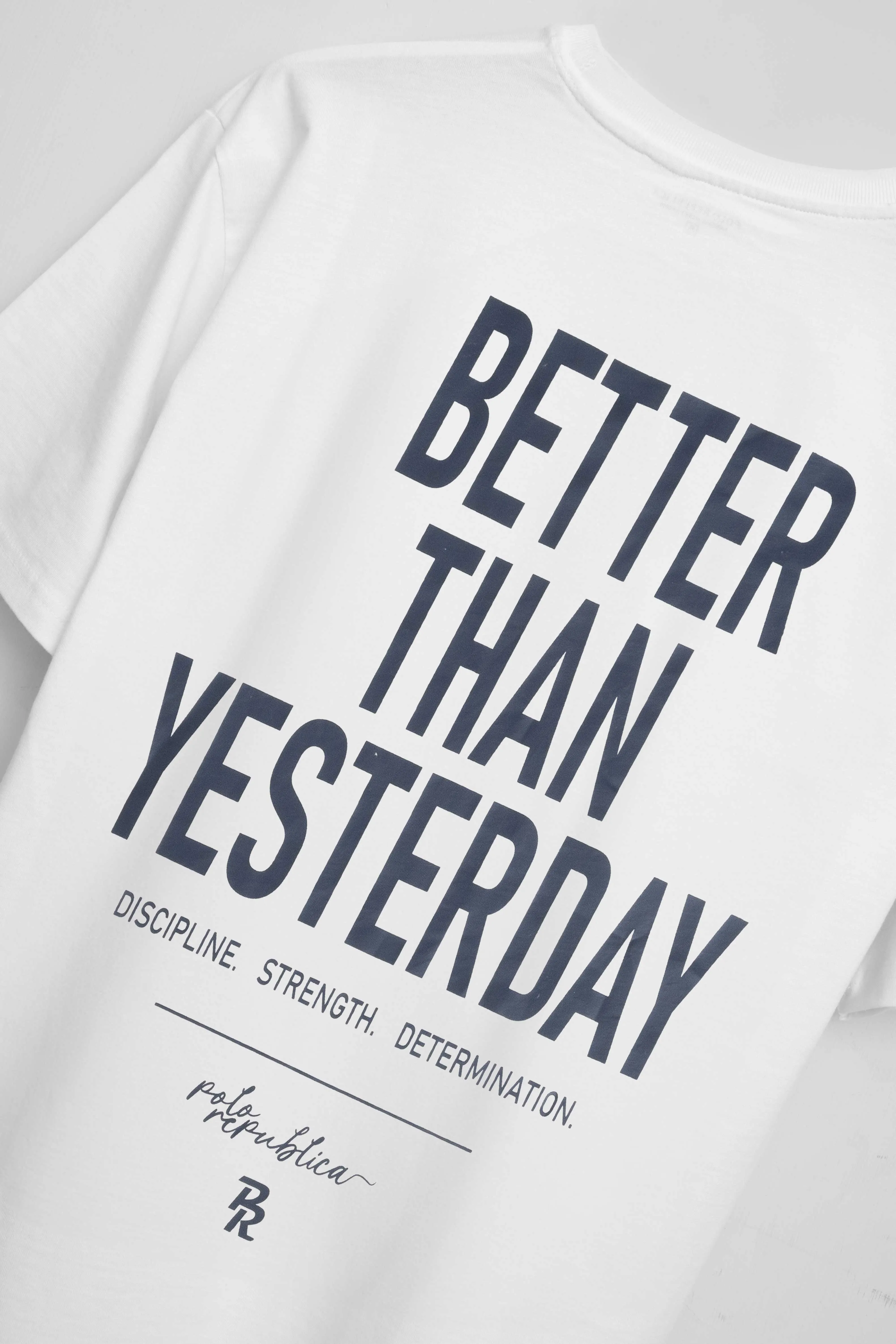 Polo Republica Men's Better Than Yesterday Printed Oversized Classic Tee Shirt