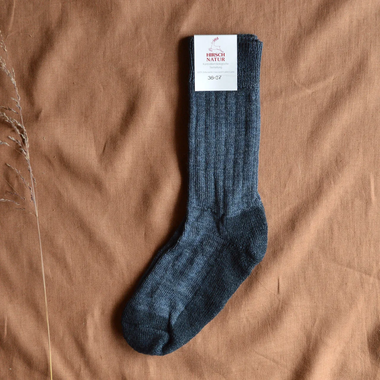 Trekking Socks - 100% Organic Wool (Adults - 36-48)